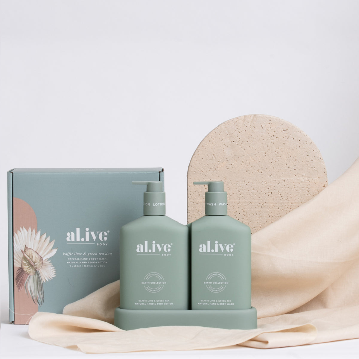 Wash & Lotion Duo | Kaffir Lime & Green Tea