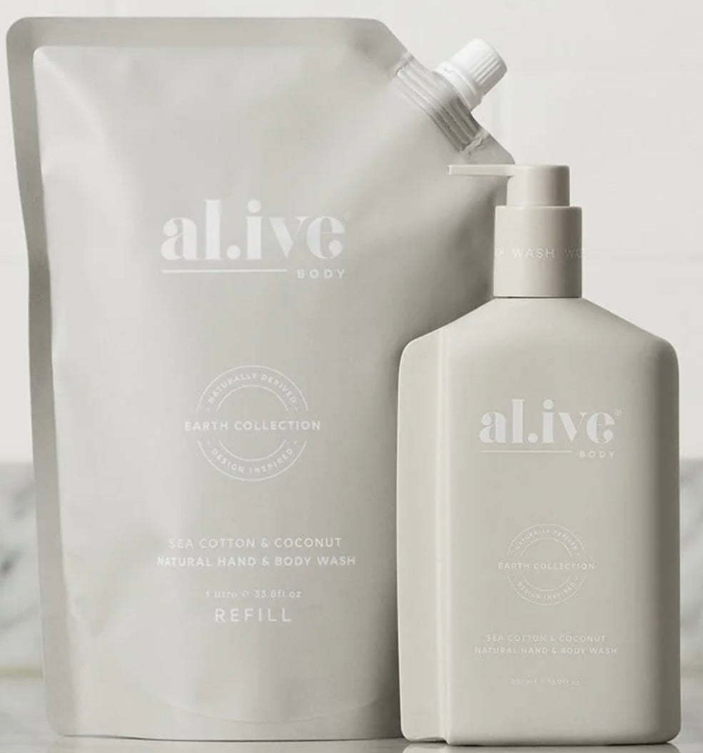 Sea Cotton & Coconut Wash Refill
