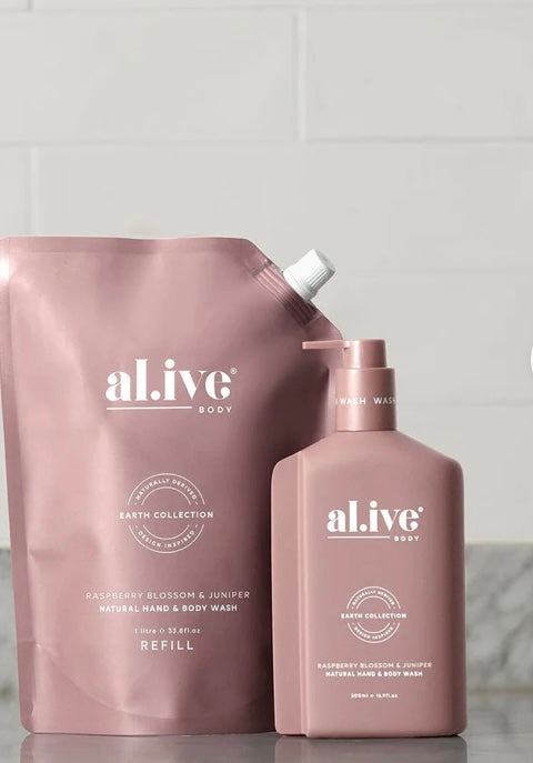 Raspberry Blossom & Juniper Wash Refill