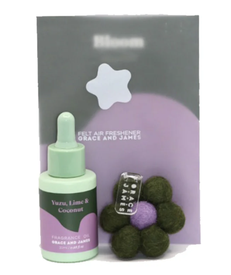 Yuzu, Lime & Coconut | Felt Air Freshener