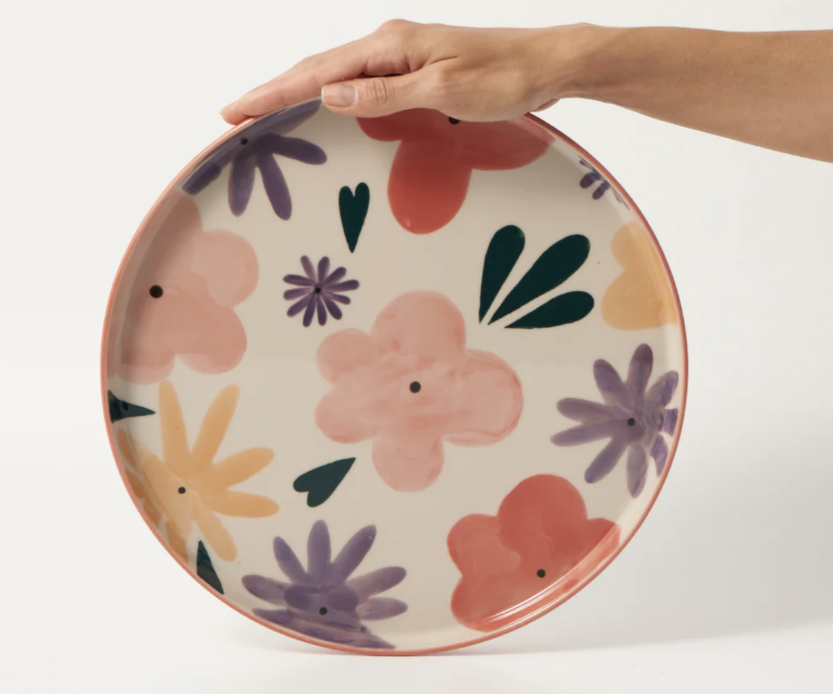 Ditsy Platter | Pink