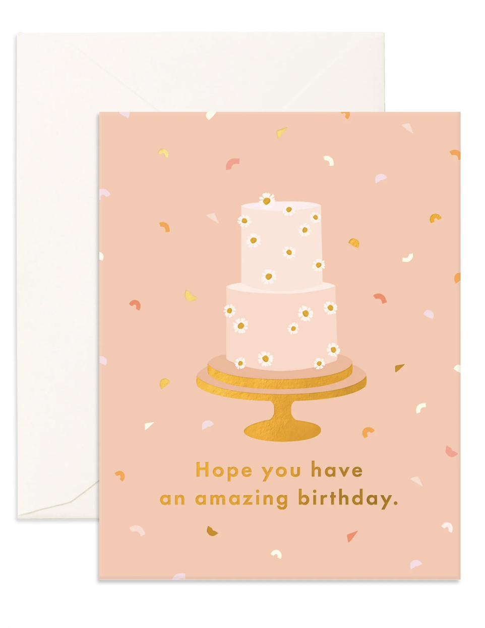 Greeting Card | Birthday Cake Daisies