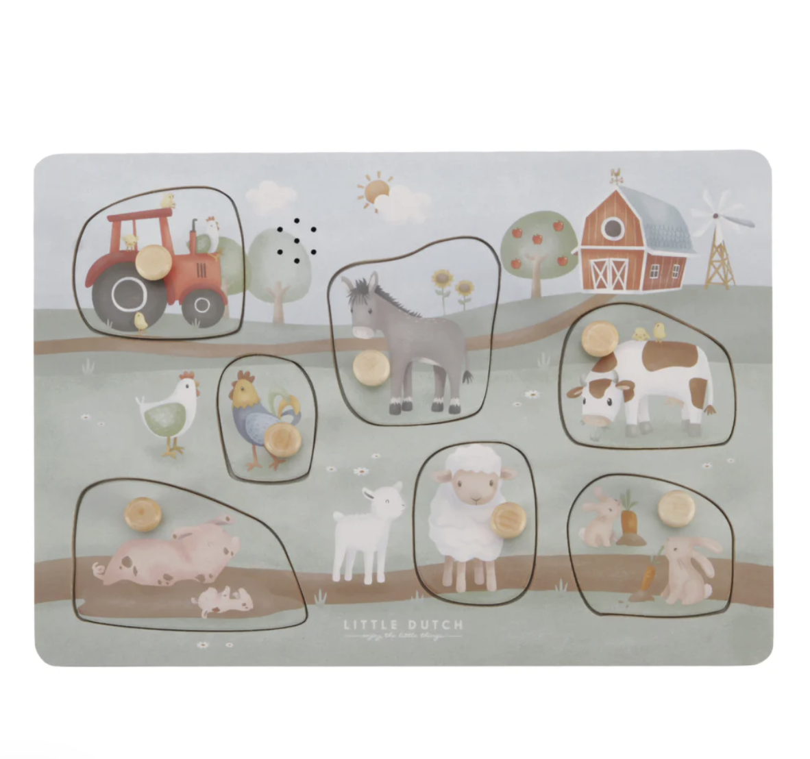 Little Farm | Wooden Sound Puzzle