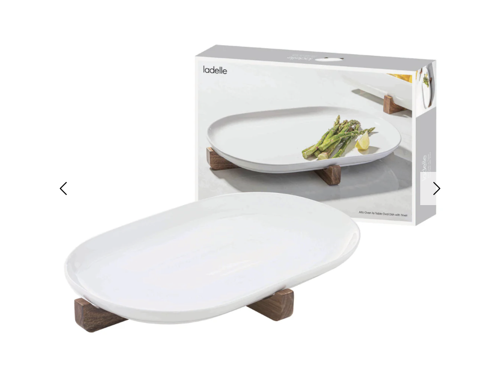 Alto Oven to Table | Oval Dish with Trivet