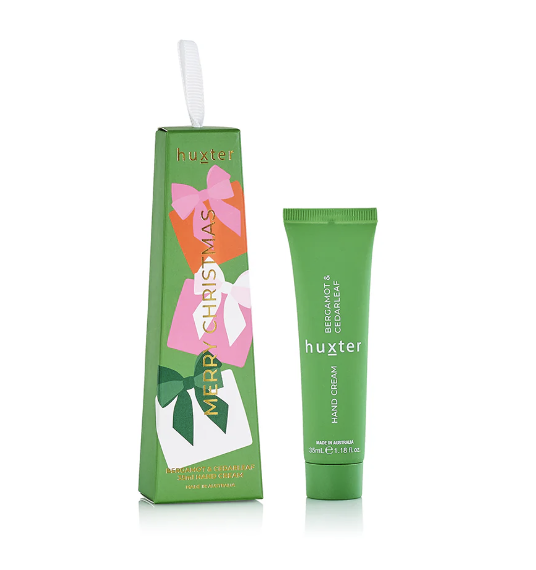 Hanging 35mL Hand Cream | Green | Bergamot & Cedarleaf