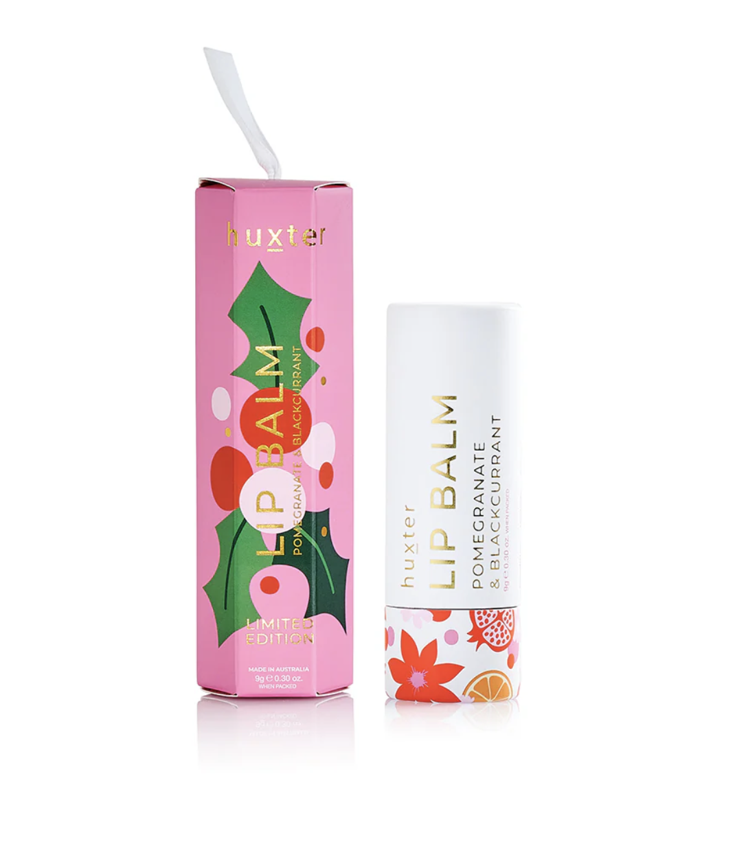 Hanging Lip Balm | Pink | Pomegranate & Blackcurrant