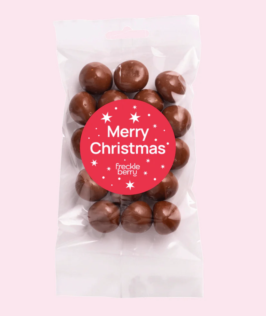 Christmas Milk Chocolate Raspberries
