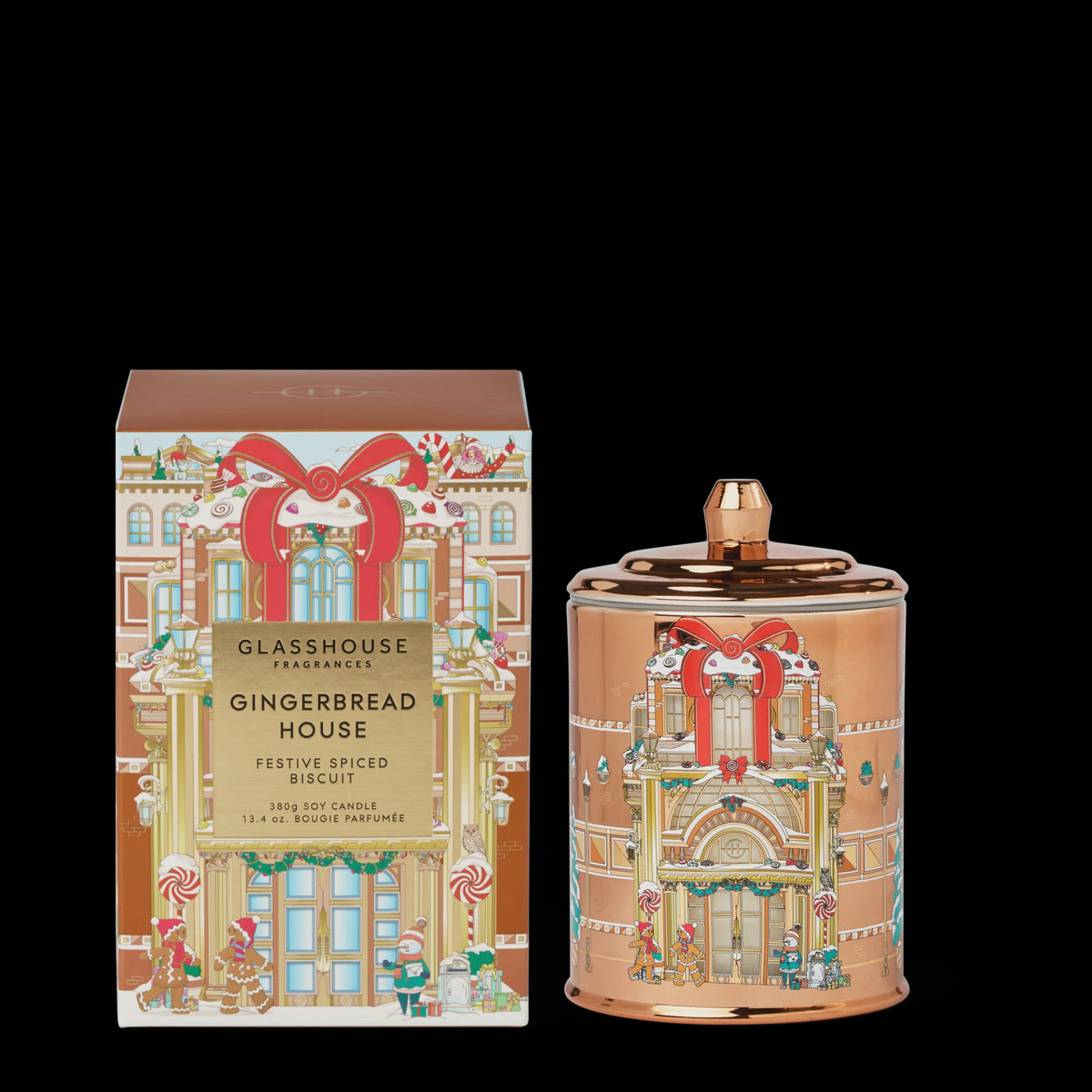 380g Candle | Gingerbread House