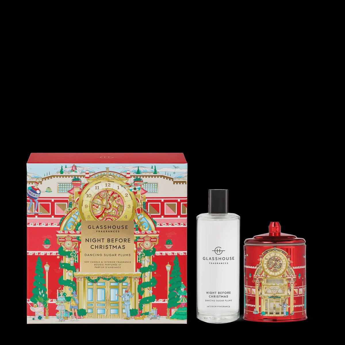 200g Candle & 150mL Interior Fragrance Gift Set | Night Before Christmas