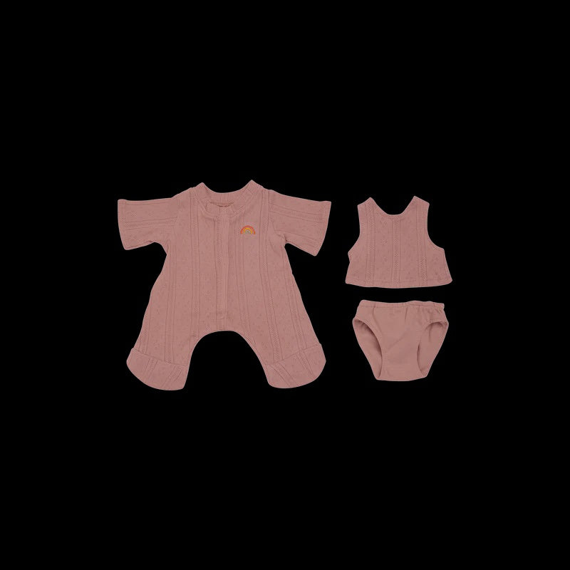 Dinkum Dolls | Pointelle PJ Set | Rose