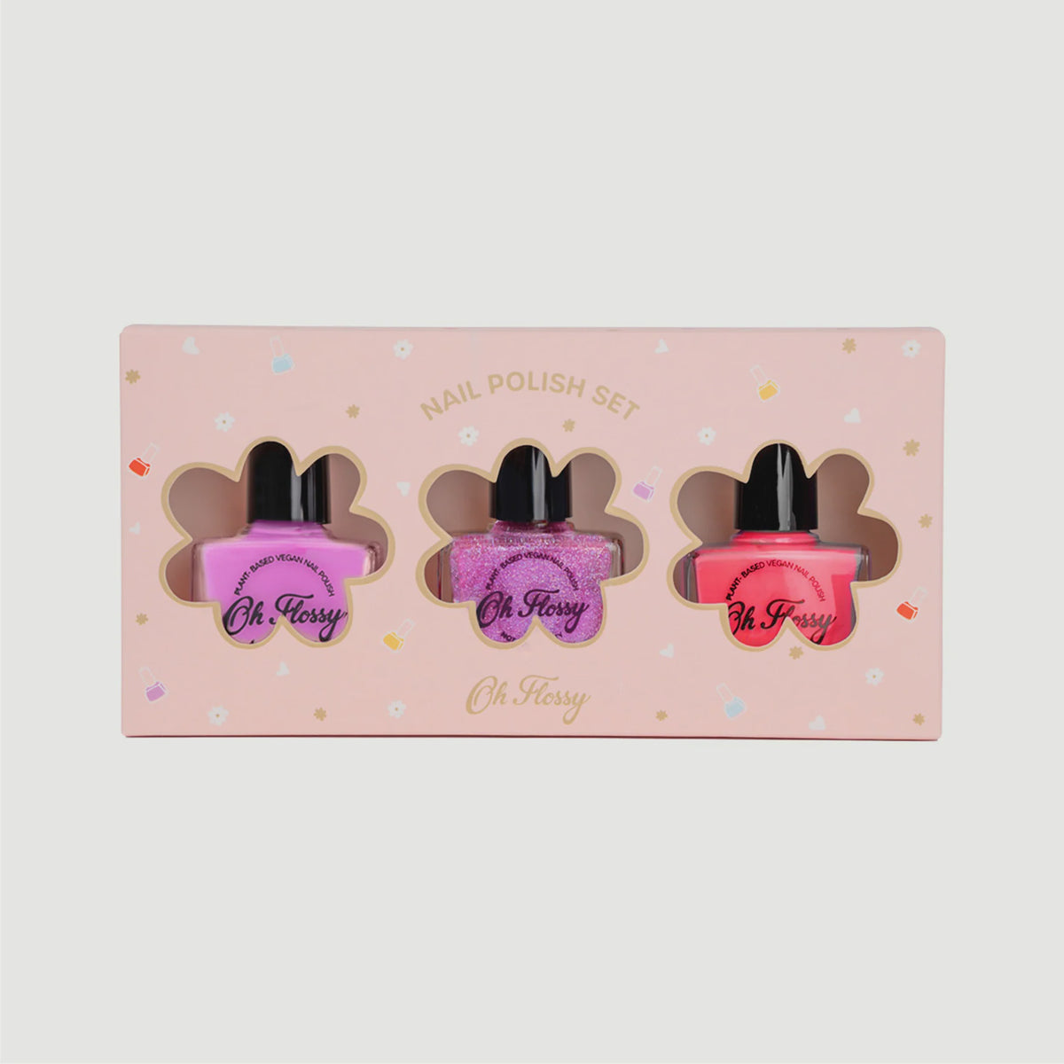 Oh Flossy | Pink Pamper | Nail Polish Set