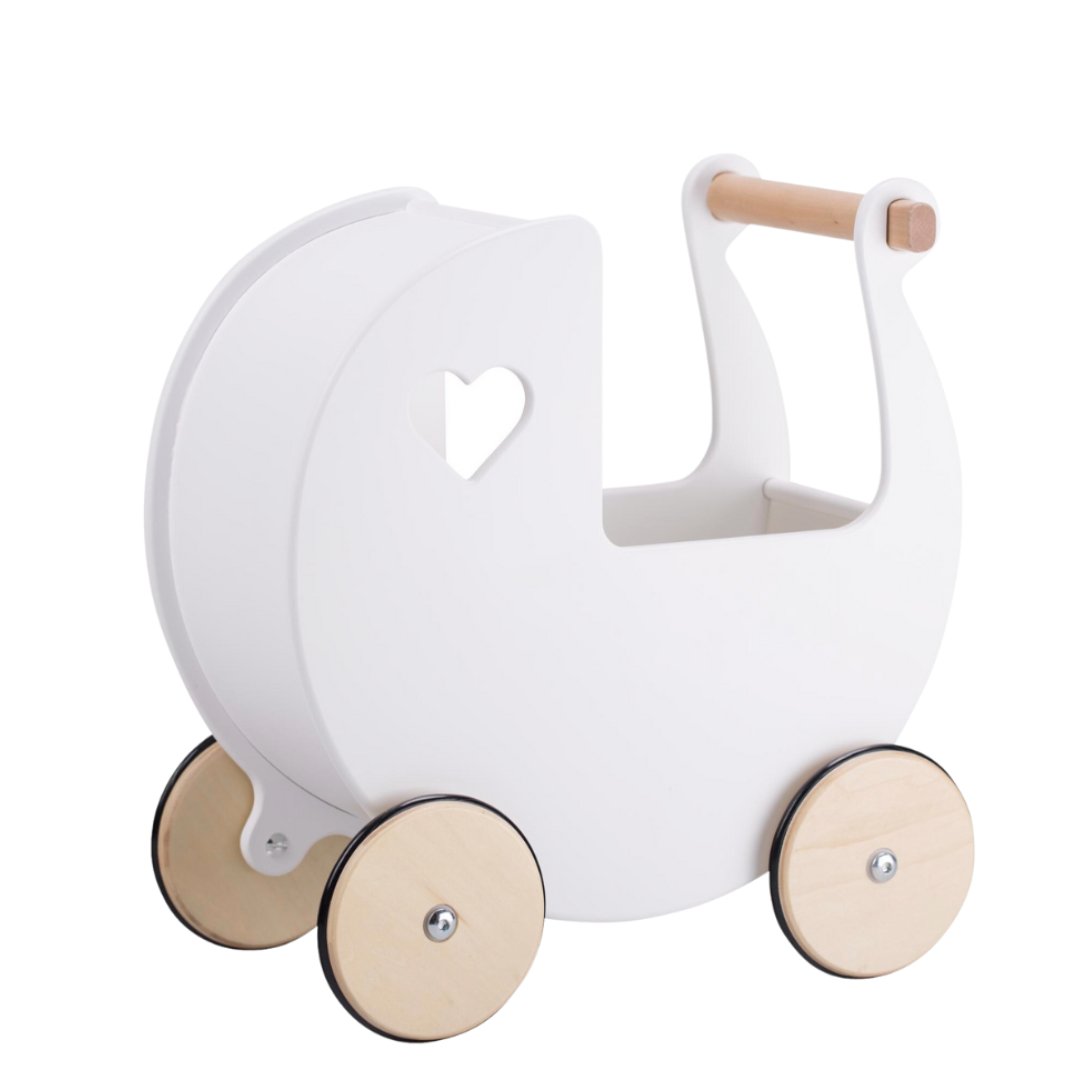 Moover Classic Dolls Pram | White