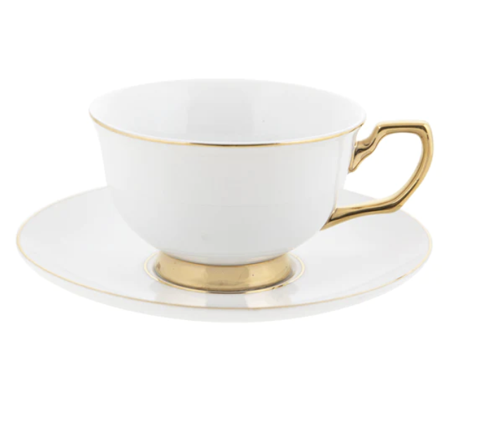 Teacup & Saucer | Ivory