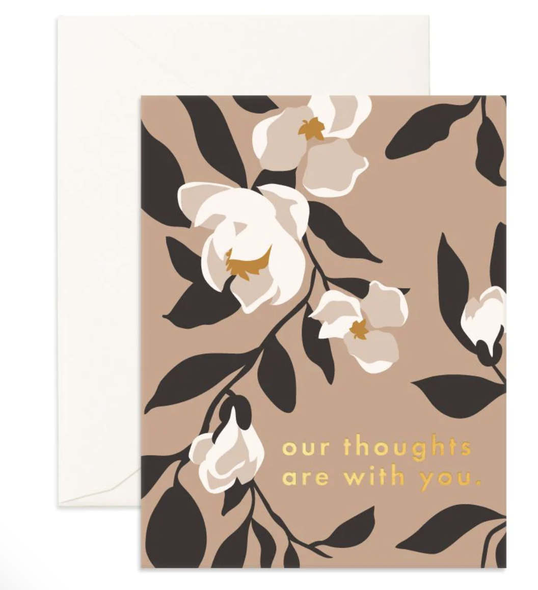 Greeting Card | Our Thoughts Magnolias