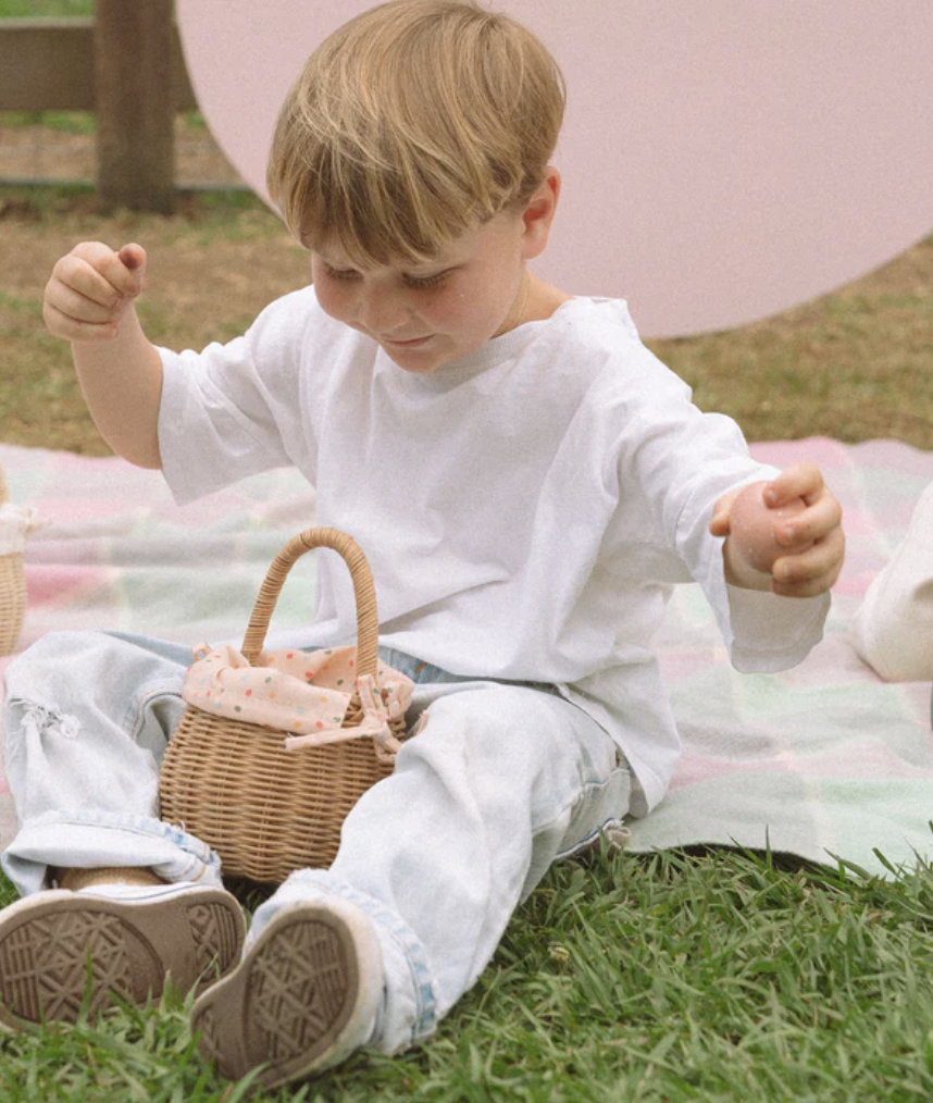 Rattan Berry Basket | Gumdrop