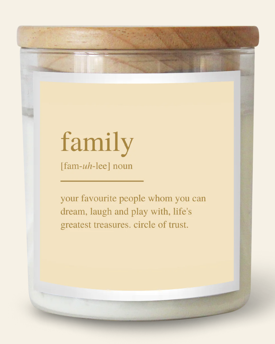 Dictionary Meaning Family Candle | 600g