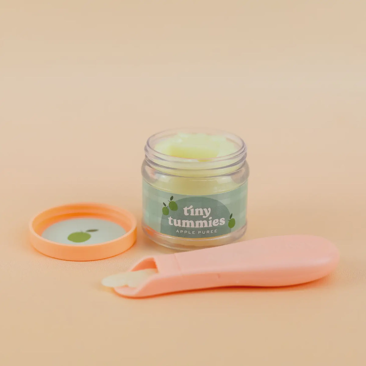 Tiny Tummies | Apple Puree | Food Jar & Spoon
