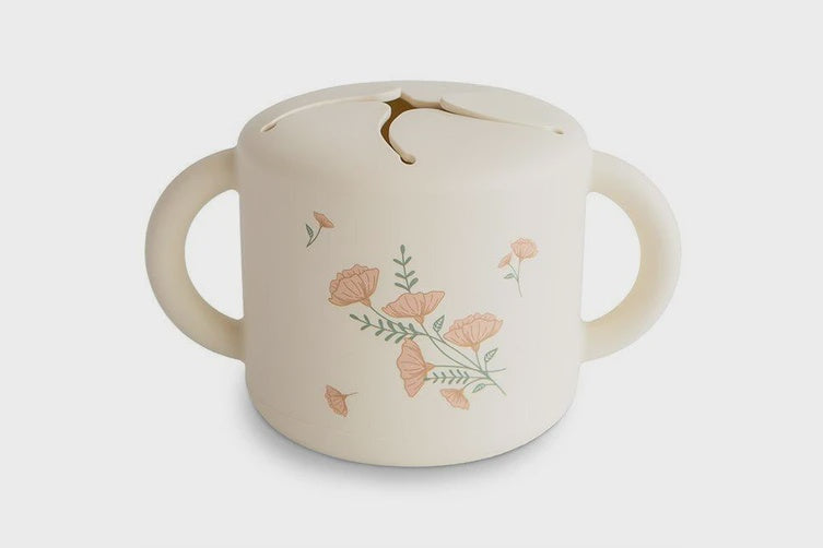 Snack Cup | Pink Flower
