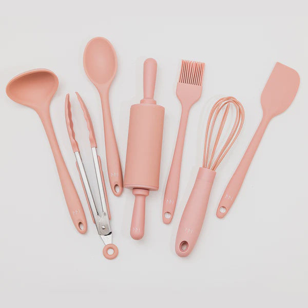 Kids Silicone Kitchen Set | Rose Dust
