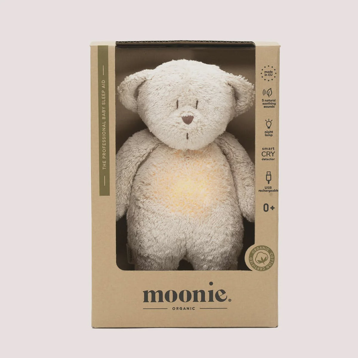 Organic Humming Bear with Lamp | Sand