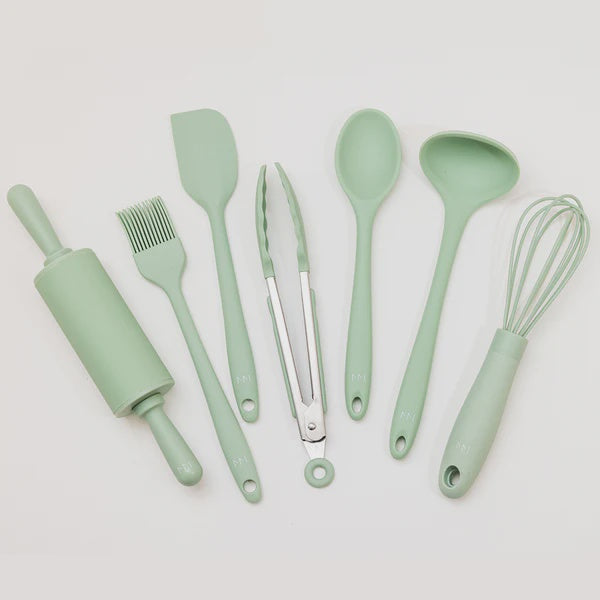 Kids Silicone Kitchen Set | Euca Green