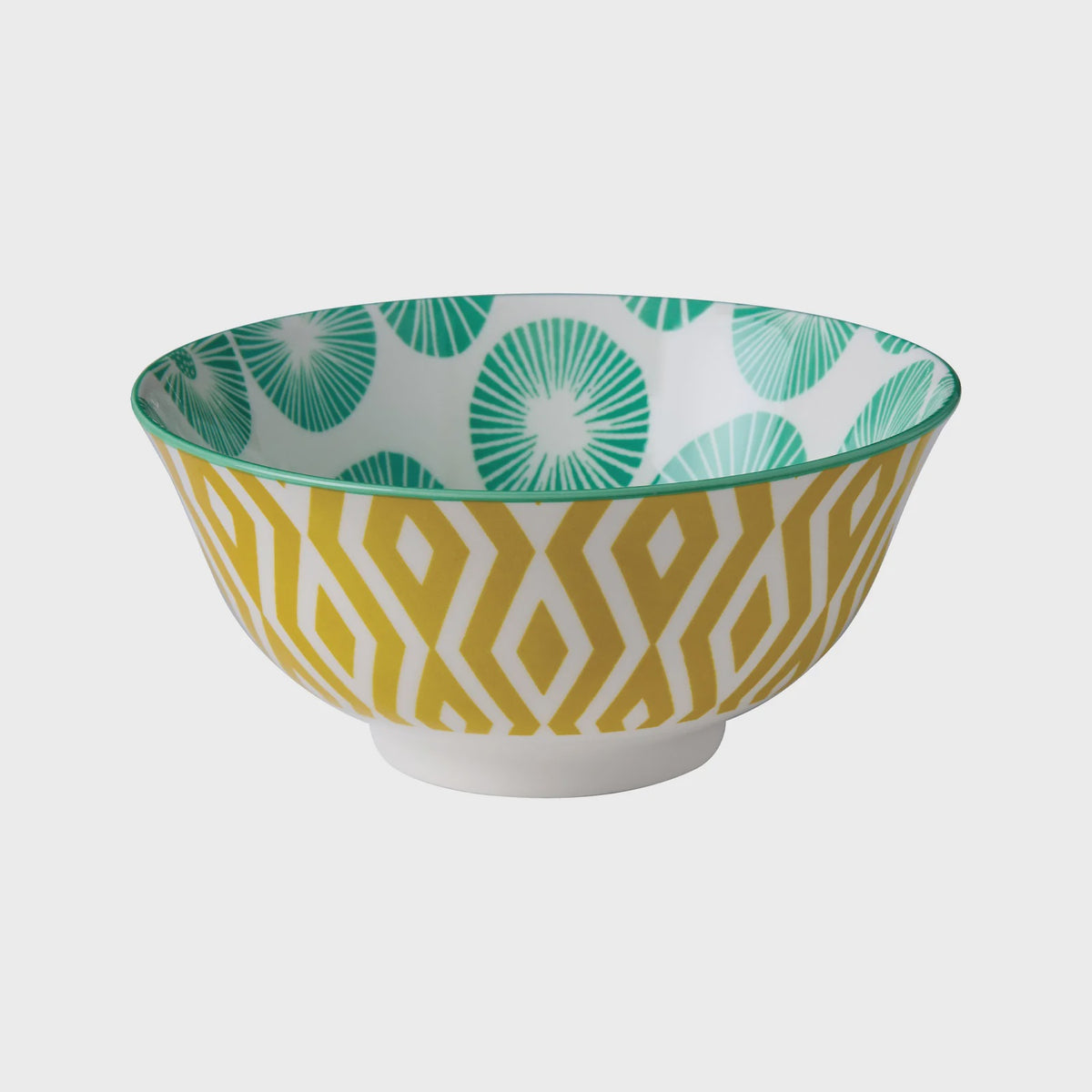 Glazed Porcelain Bowl | Summer Green
