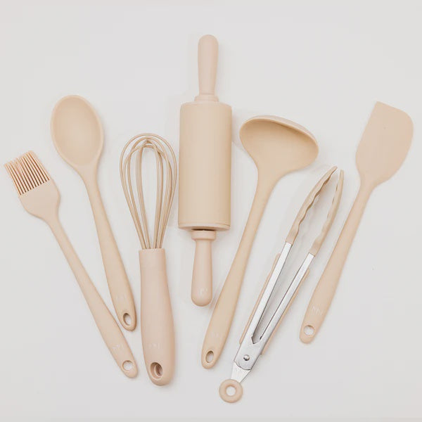 Kids Silicone Kitchen Set | Almond Sand