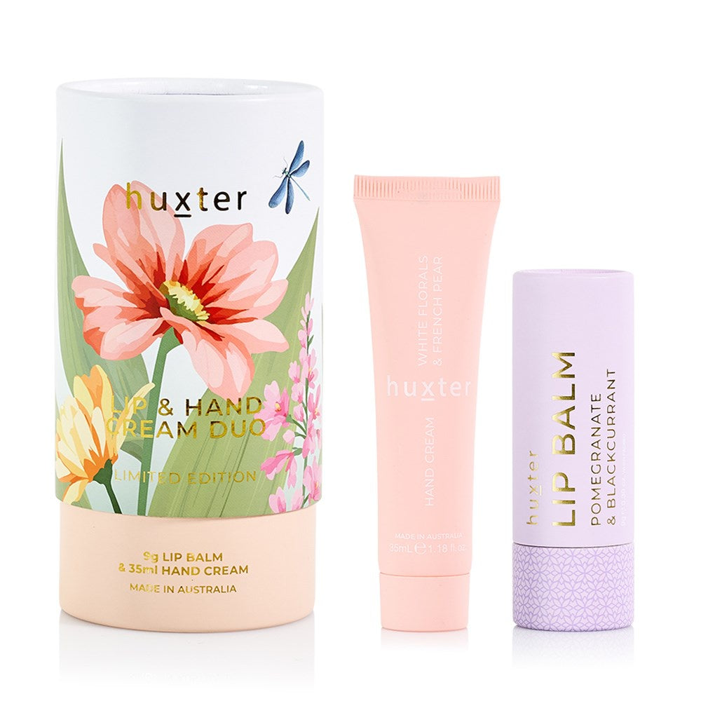 Lip & Hand Cream Duo - White Florals & French Pear
