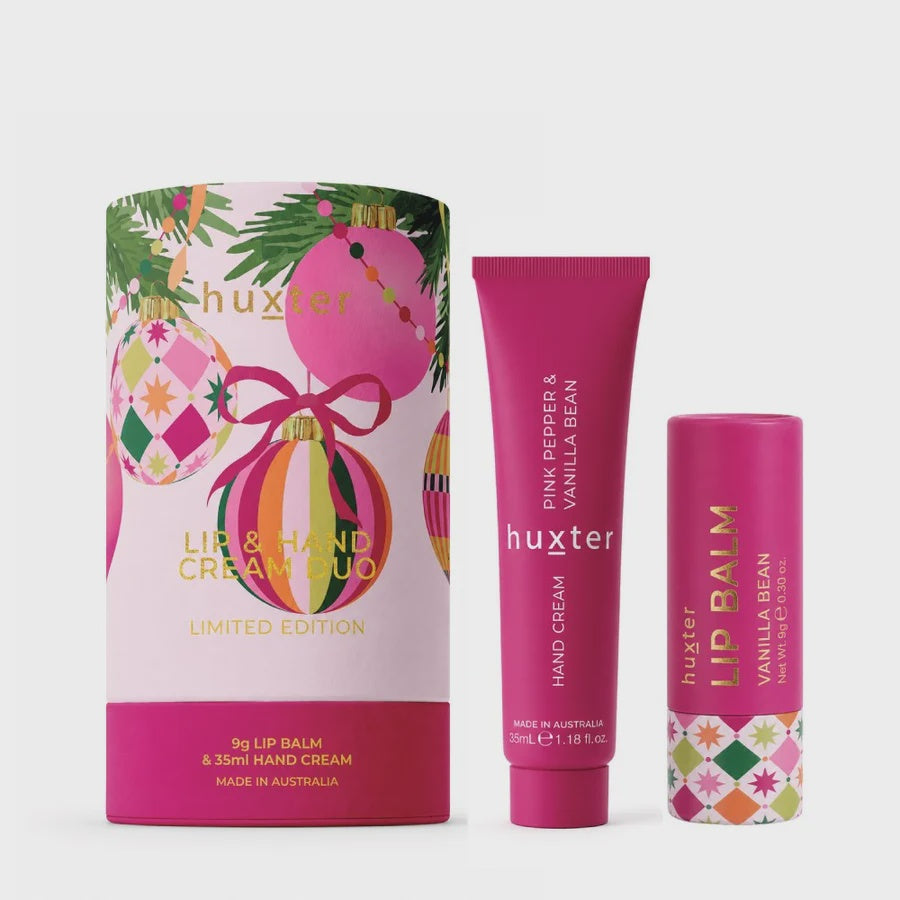 Lip & Hand Cream Duo | Pink Pepper & Vanilla Bean