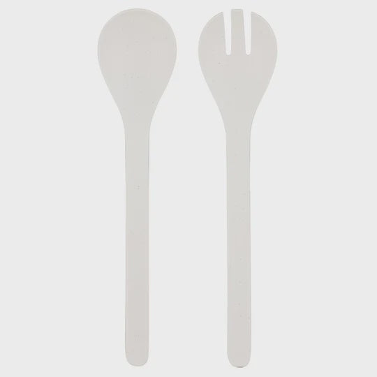 Flinders White Salad Servers