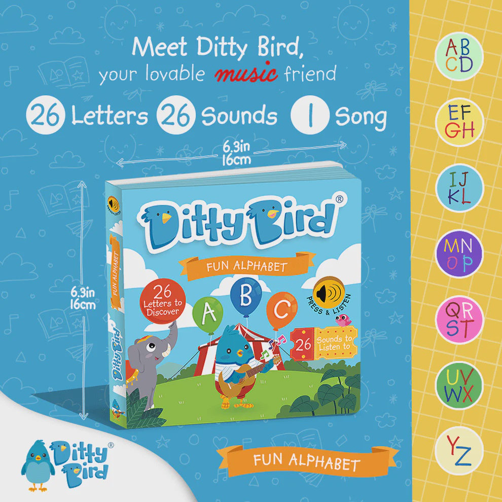 Ditty Bird Sound Book | Fun Alphabet