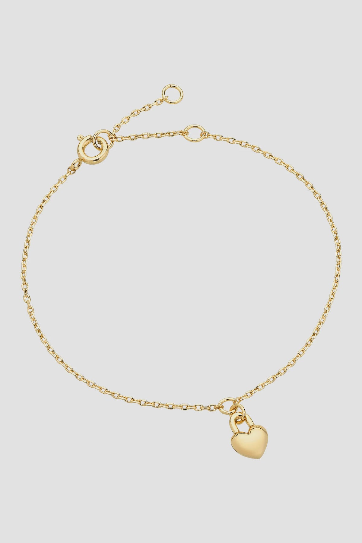 Winnie Gold Heart Bracelet
