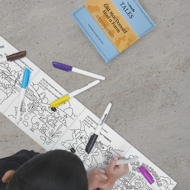 Reusable Colouring Book | Old MacDonald Had A Farm