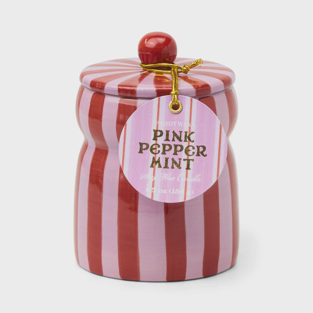 Red & Pink Striped Cabana | Pink Peppermint