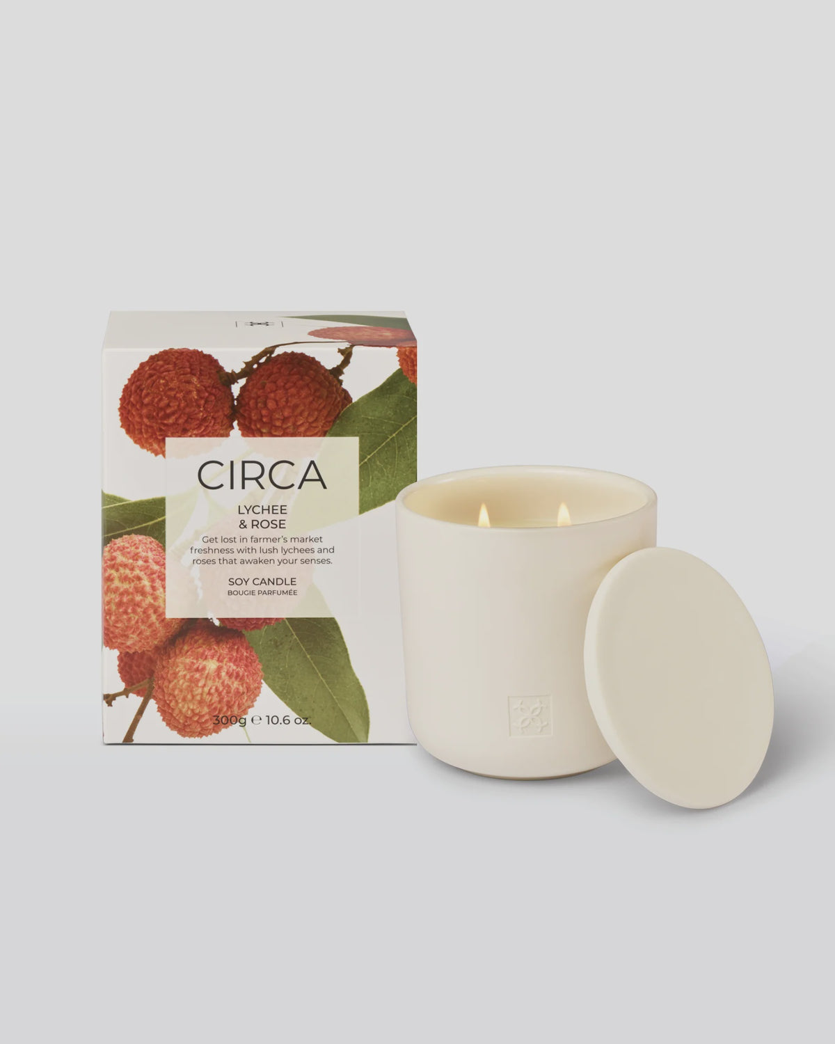 300g Soy Candle | Lychee & Rose