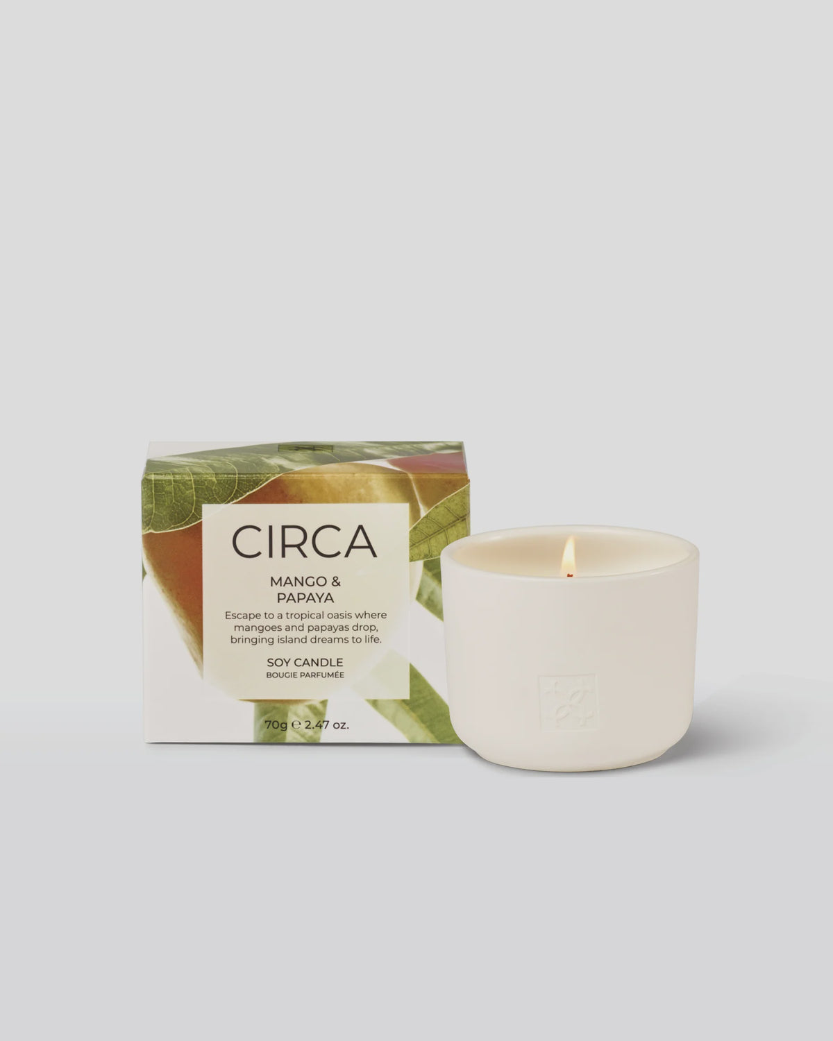 70g Soy Candle | Mango & Papaya