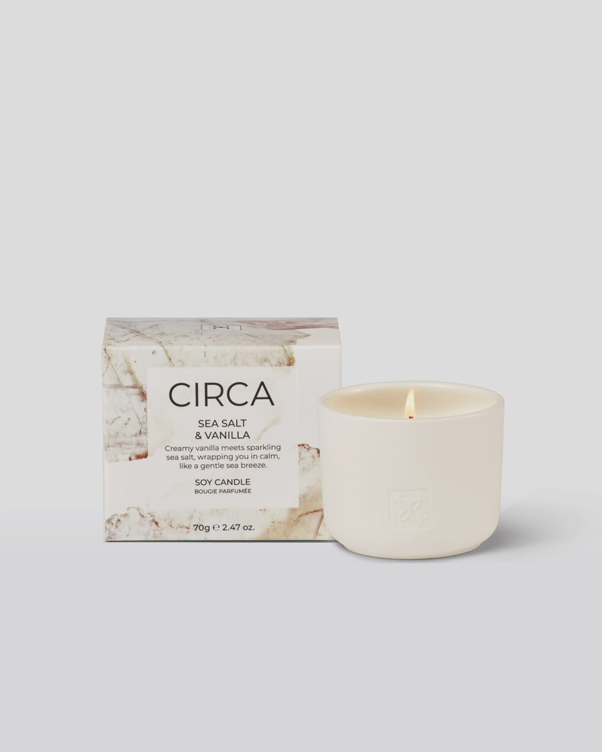 70g Soy Candle | Sea Salt & Vanilla