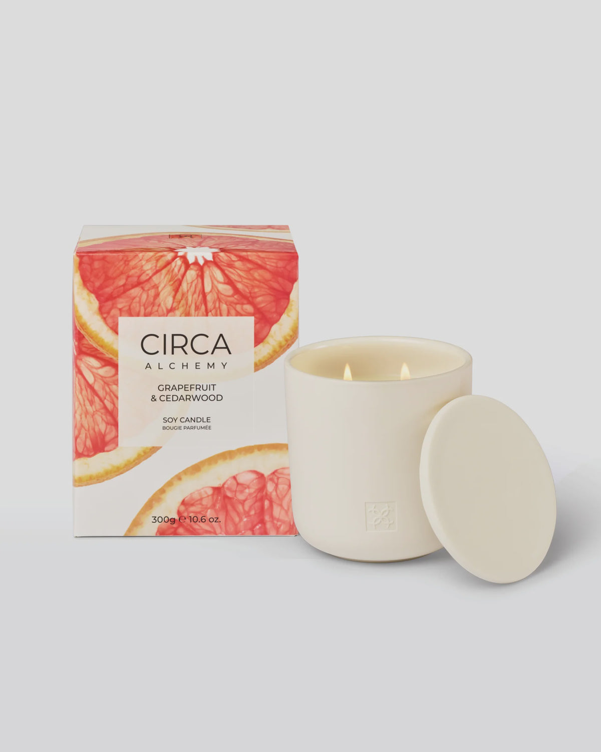 300g Soy Candle | Grapefruit & Cedarwood