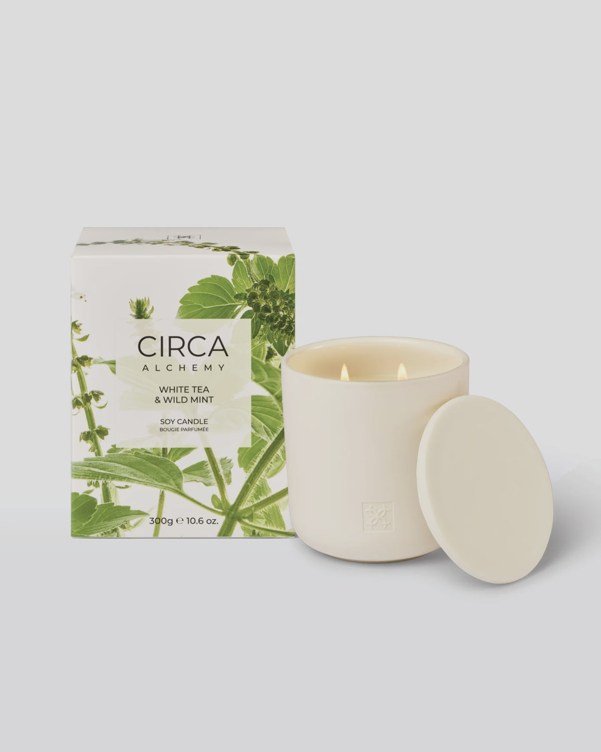 300g Soy Candle | White Tea & Wild Mint