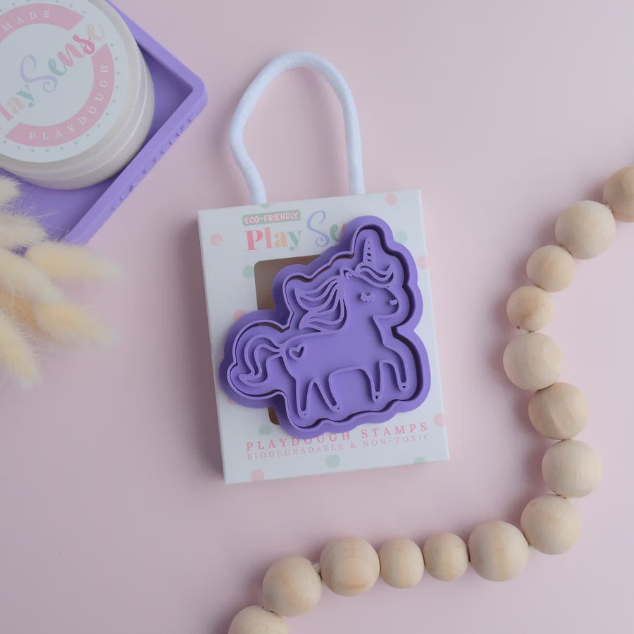 Eco Playdough Stamp | Unicorn | Purple