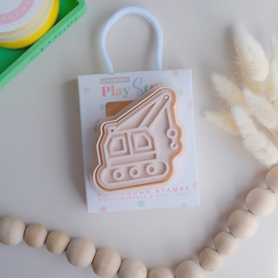 Eco Playdough Stamp | Crane | Green