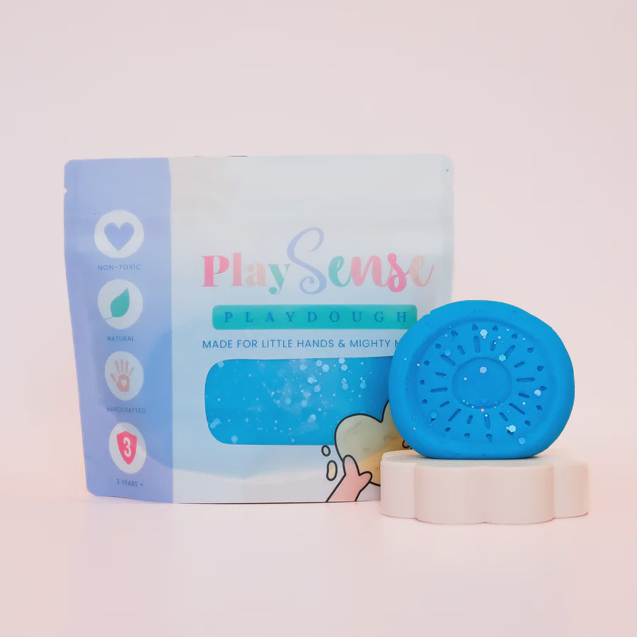 Glitter Dough | Blue | Blue Slushie Scented