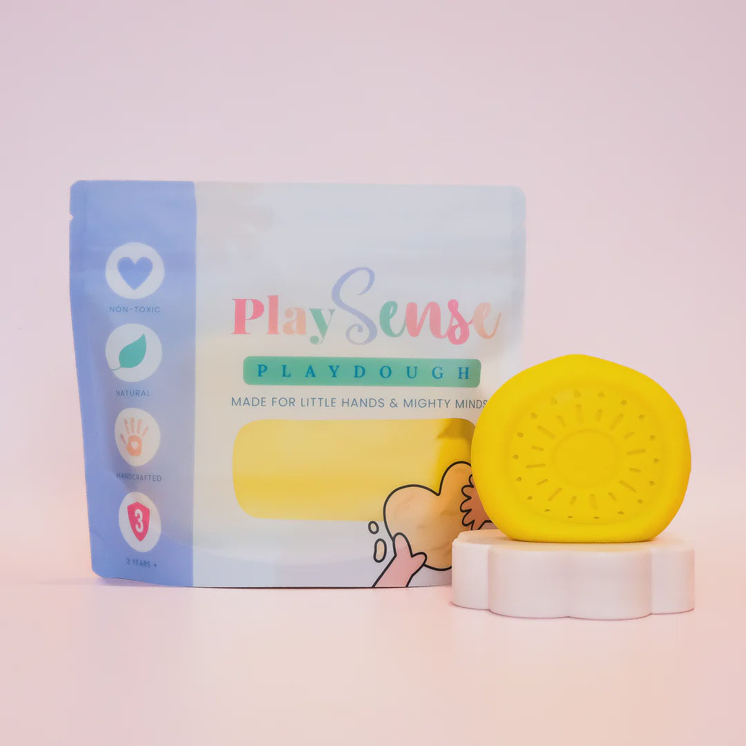 Play Sense Dough | Pastel Yellow | Banana Paddlepop Scent