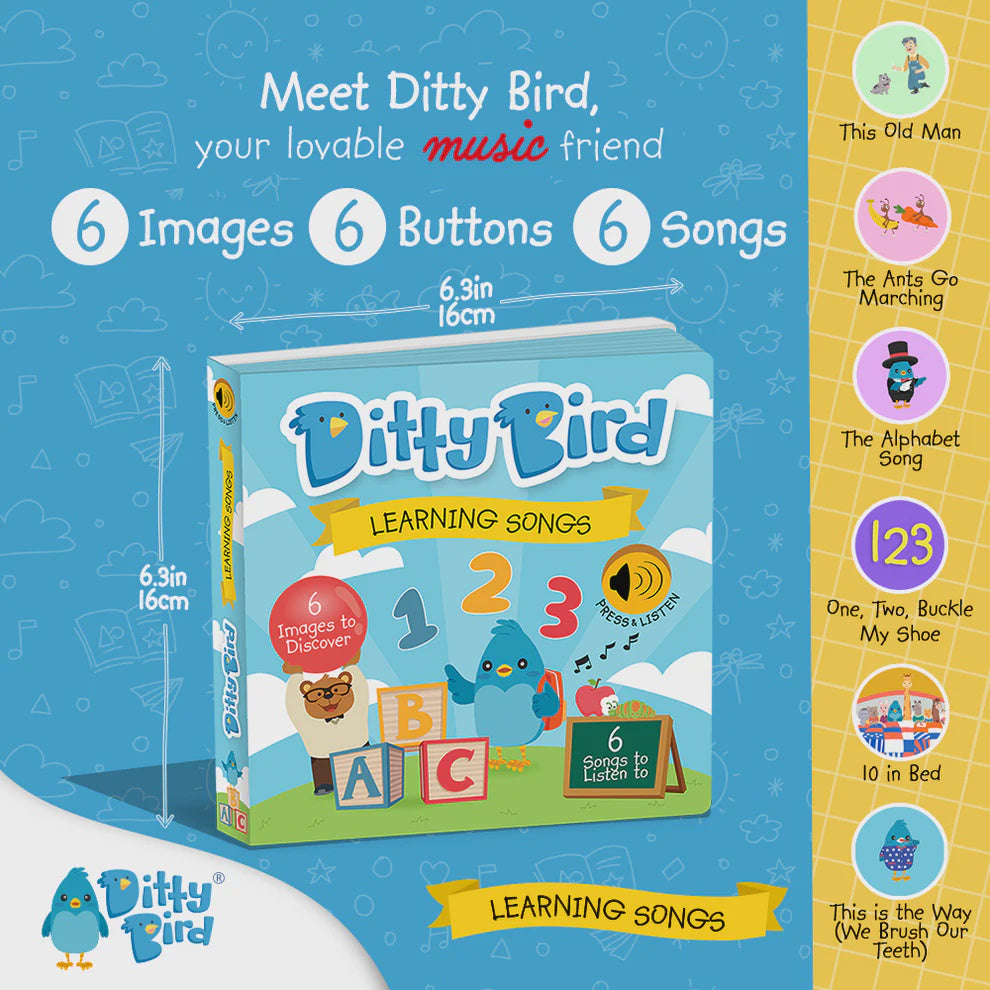Ditty Bird Sound Book | Learning Songs