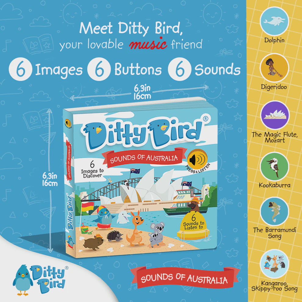 Ditty Bird Sound Book | Sounds of Australia