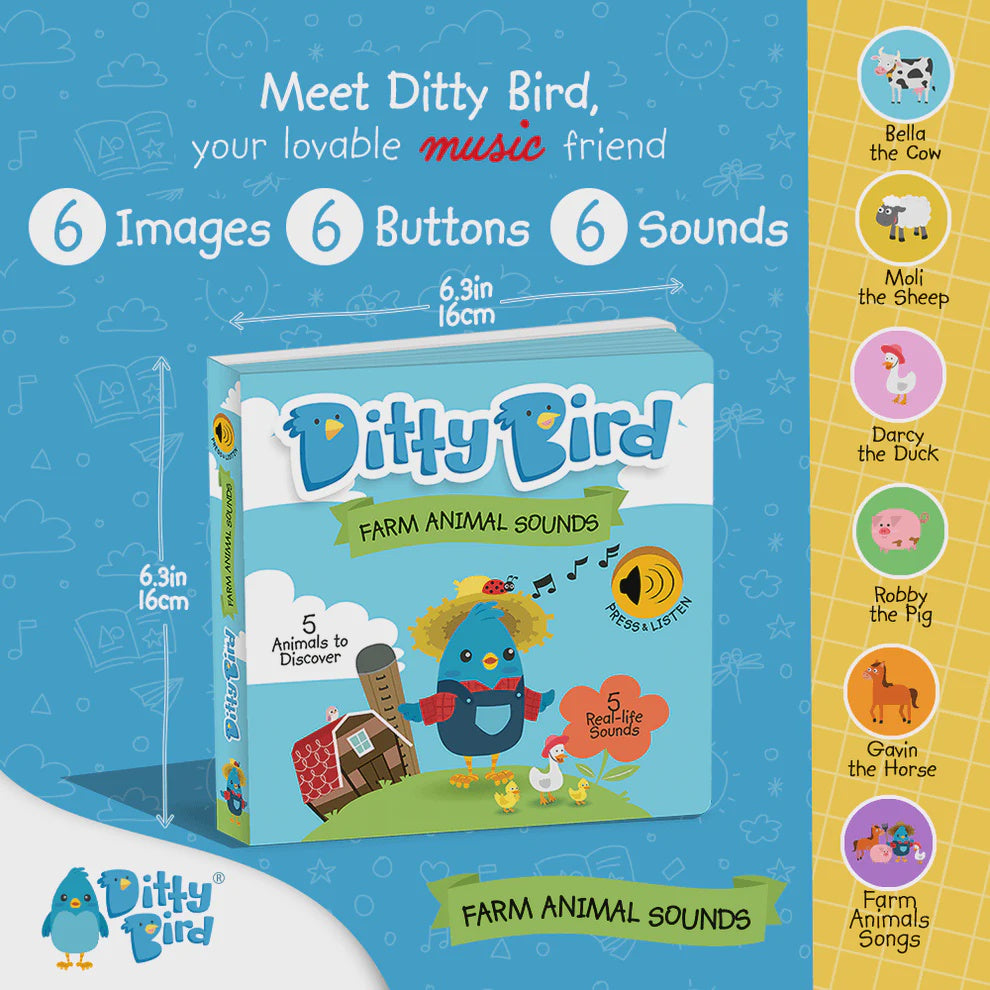 Ditty Bird Song Book | Farm Animals