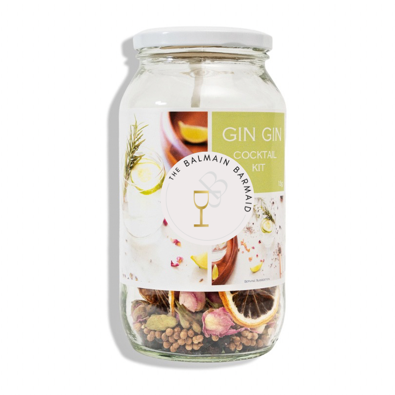 Gin Gin Cocktail Kit in a Jar by The Balmain Barmaid
