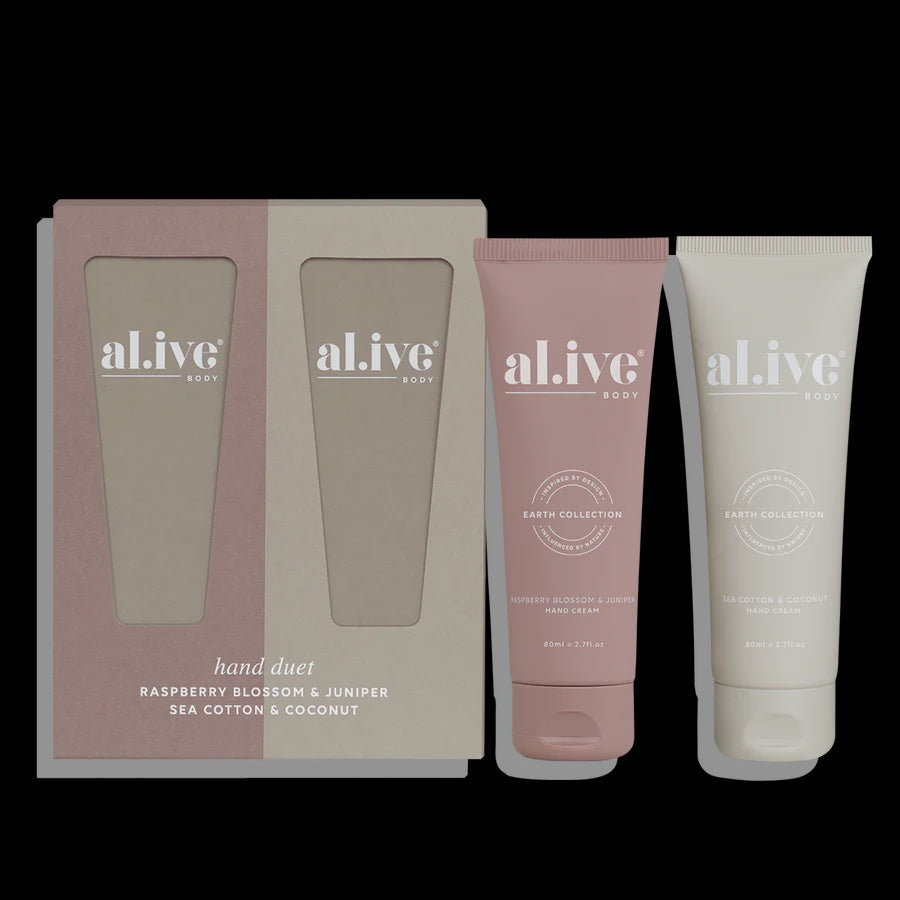 Hand Duet | Raspberry Blossom & Juniper + Sea Cotton & Coconut