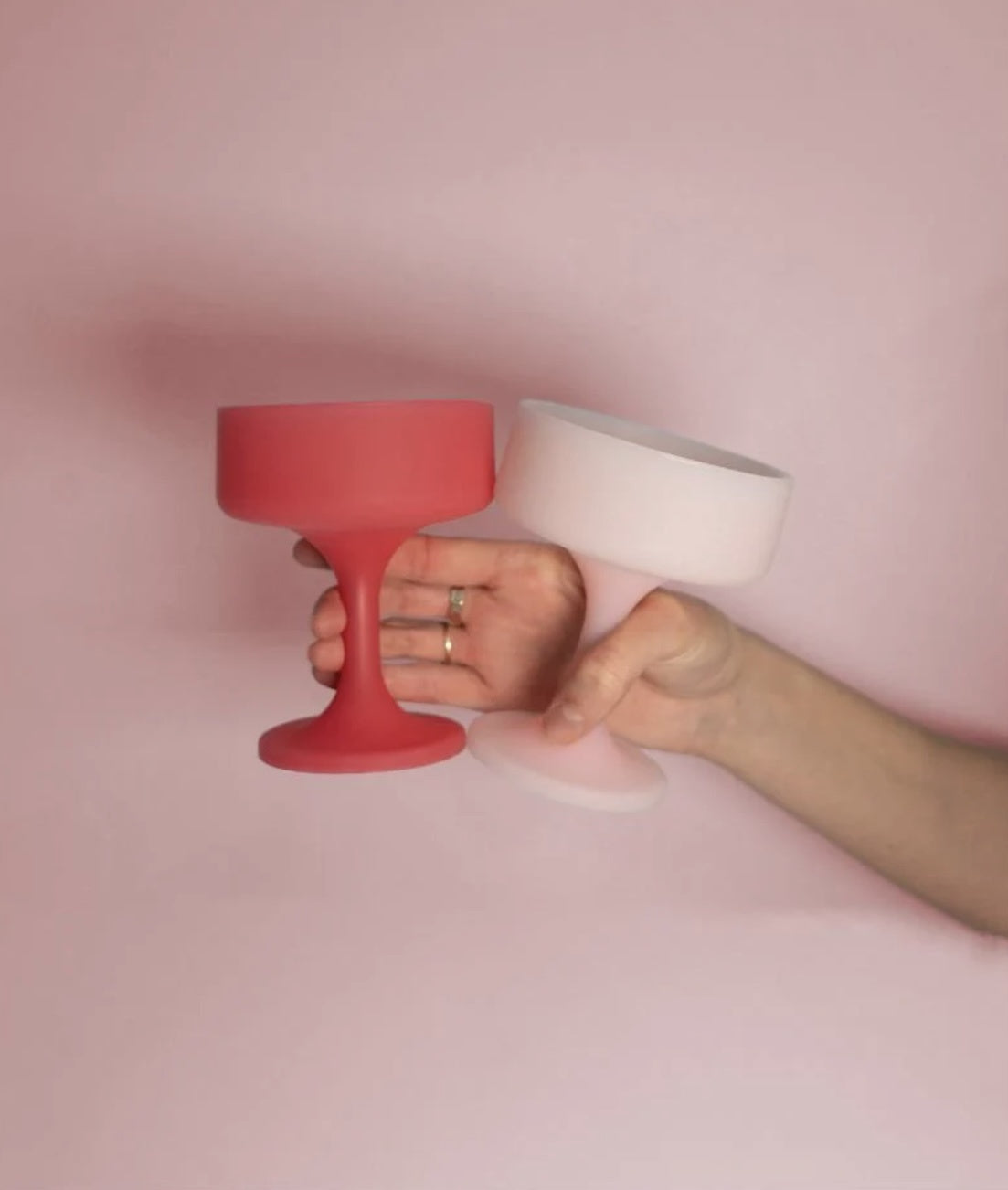 Cherry + Blush | Mecc | Silicone Unbreakable Cocktail Glasses