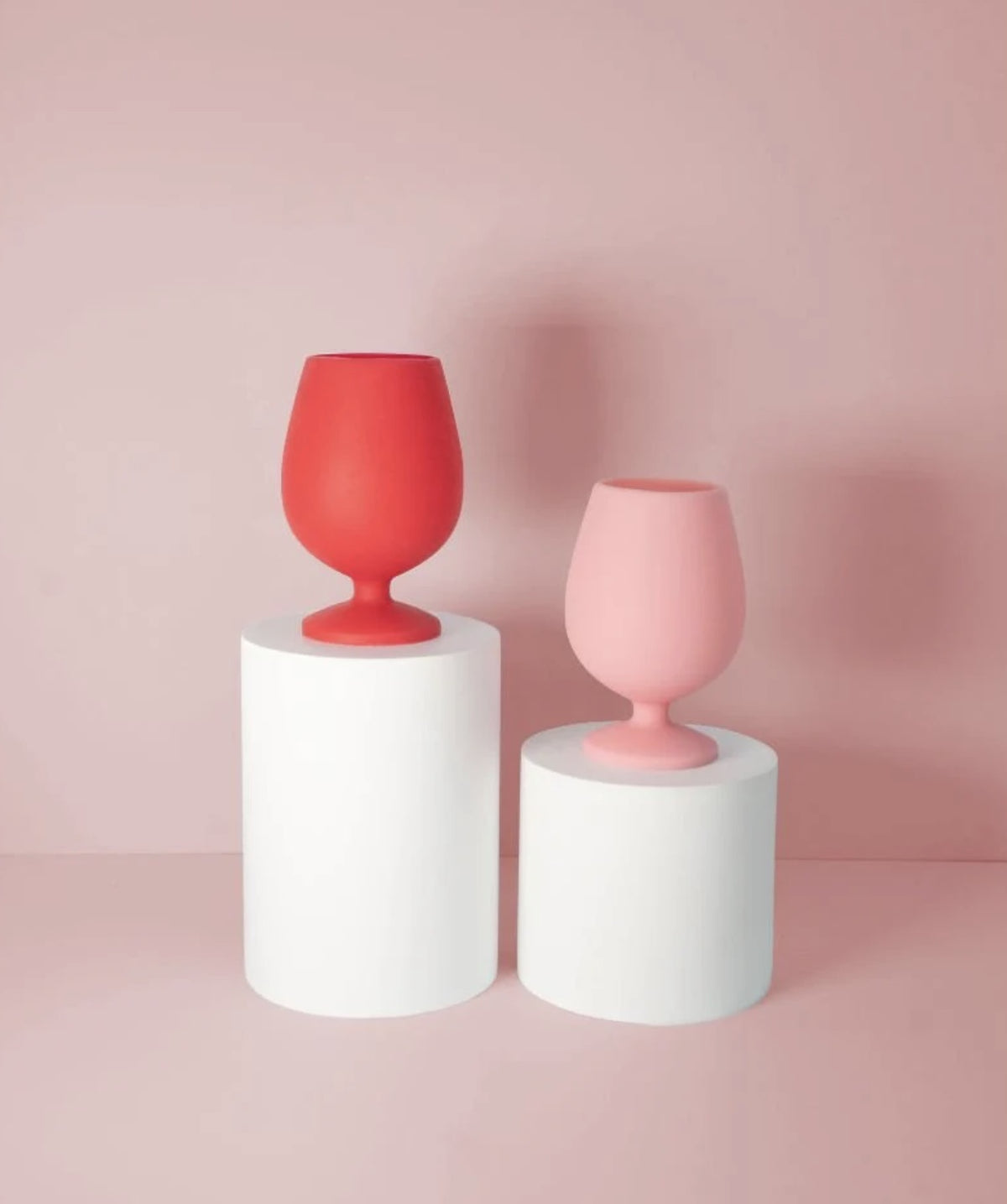 Cherry + Blush | Stemm | Silicone Unbreakable Wine Glasses